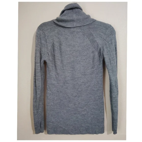 Lululemon Sweat And Savasana Merino Wool Grey Cozy Sweater Cabincore Size 4 - Picture 3 of 4